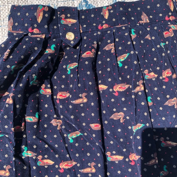 Vintage Corduroy Duck Skirt - Picture 6 of 9